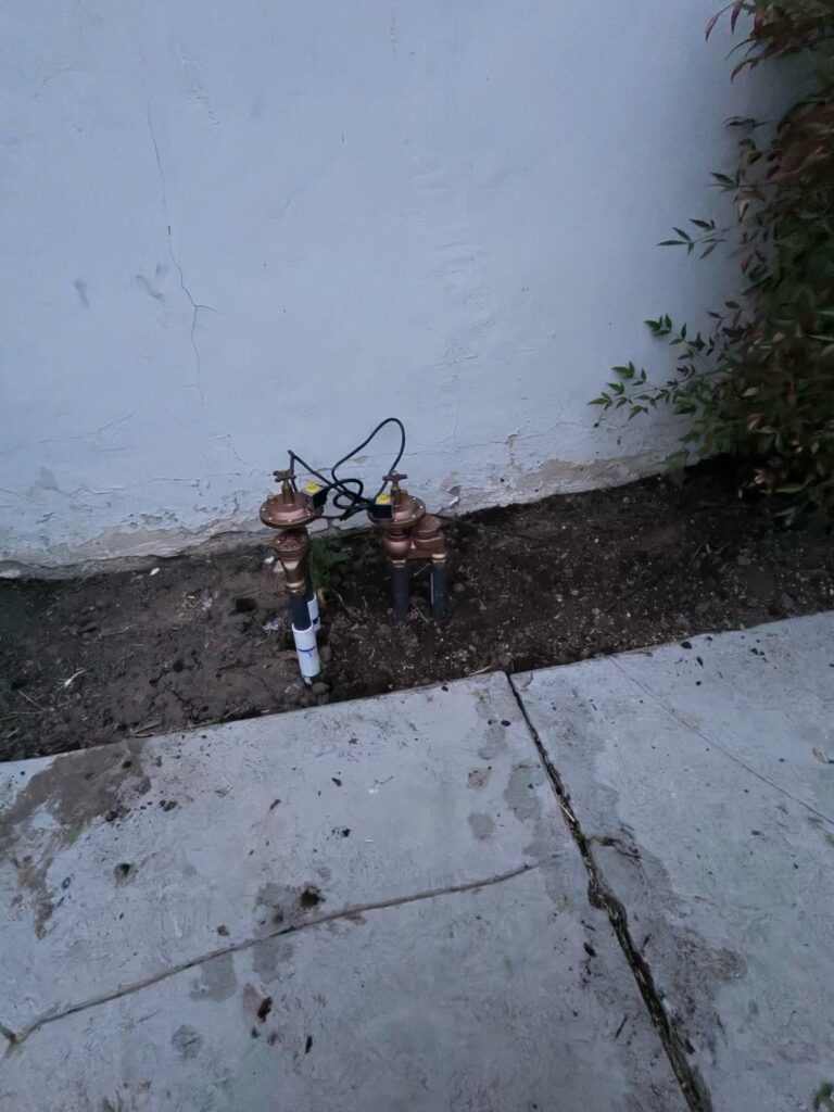 Underground water service piping repair
